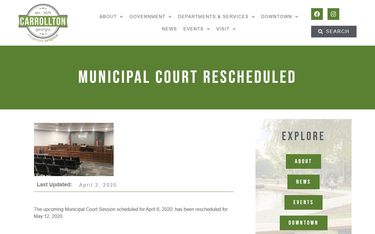 Carrollton Municipal Court people search records