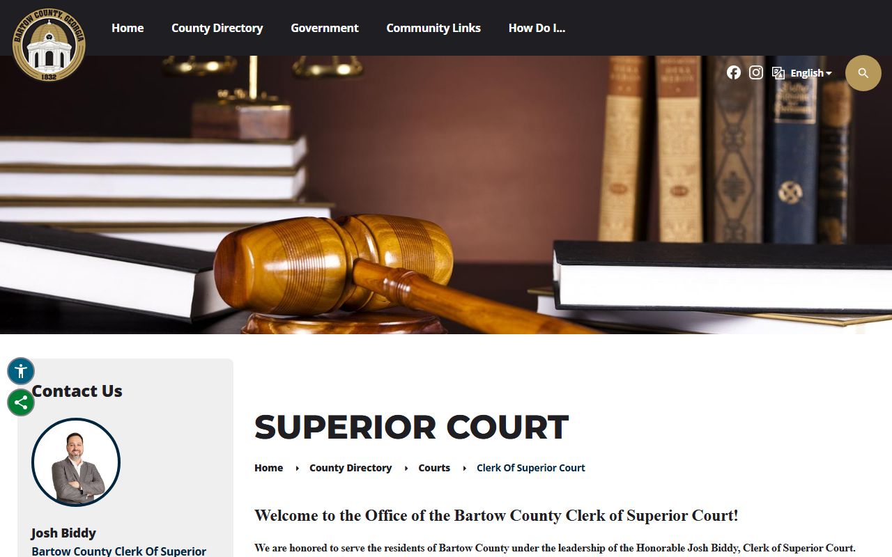 Bartow County Clerk of Court people search