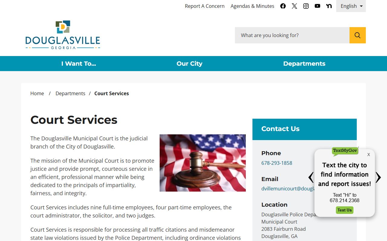 Douglasville Court Services for people search