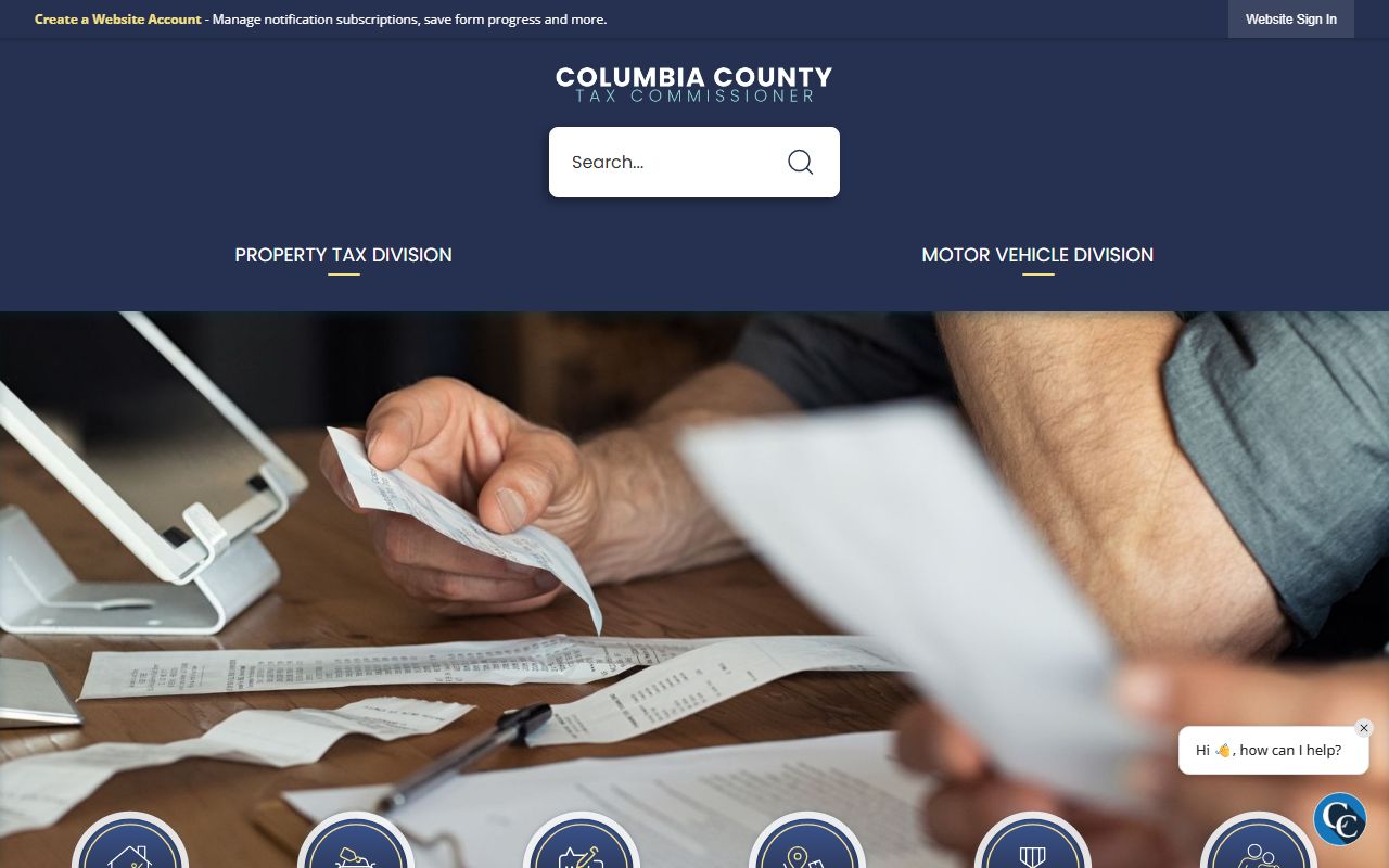 Columbia County open records request portal for Evans people search