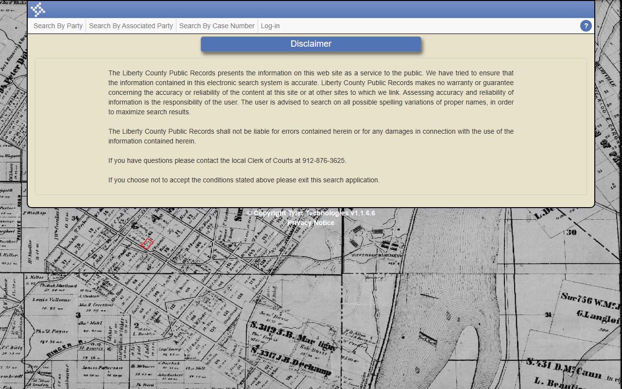 Liberty County case search portal for Hinesville people search