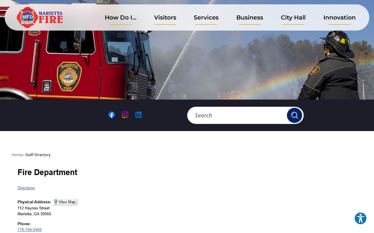 Marietta City Clerk office for people search records