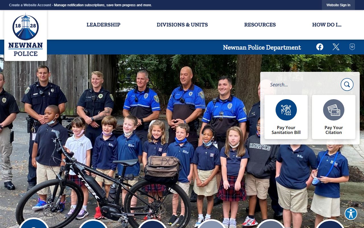 Newnan Police Department people search records