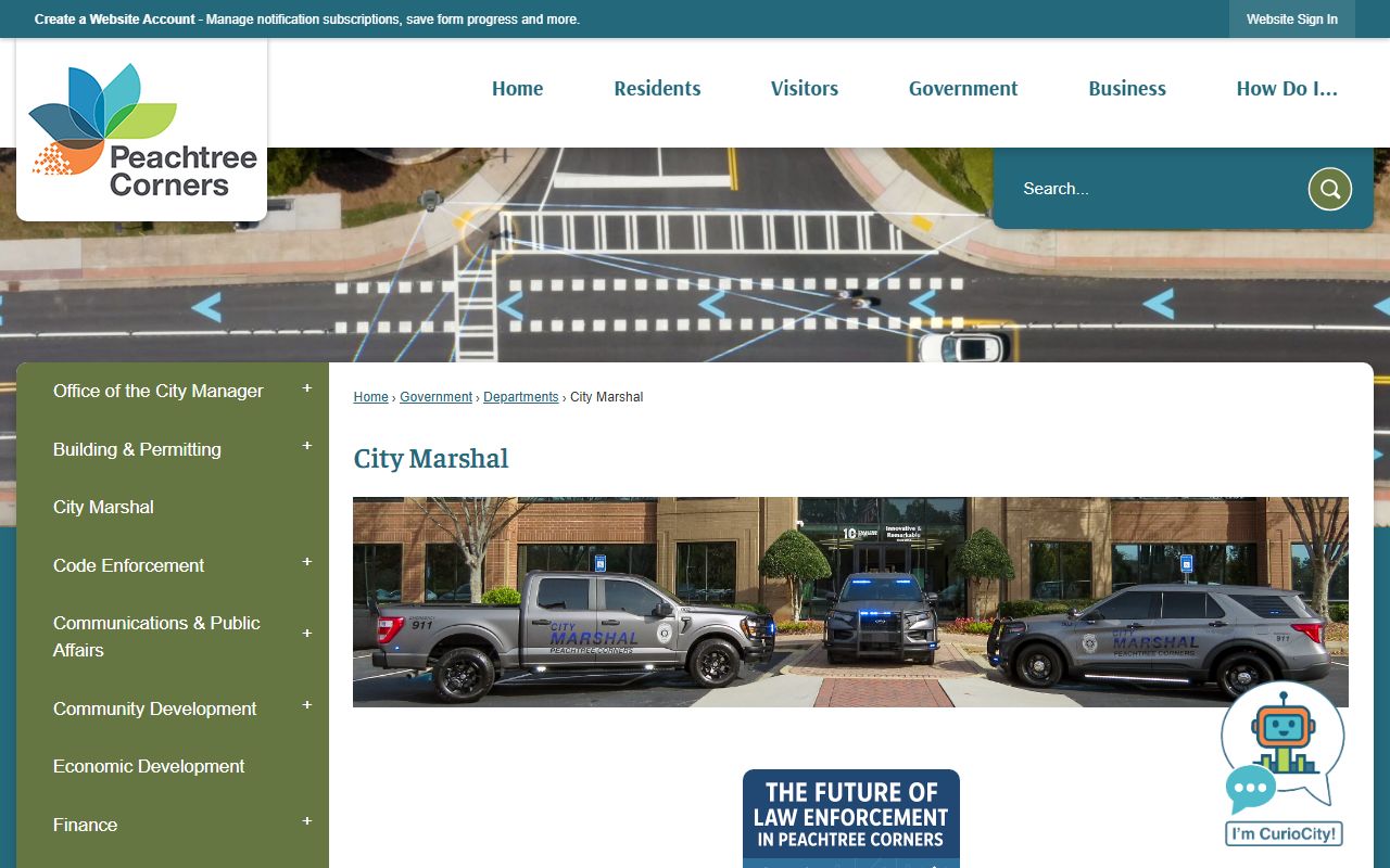 Peachtree Corners City Marshal people search information