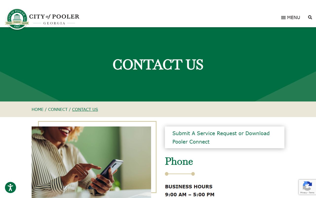 Pooler contact us people search