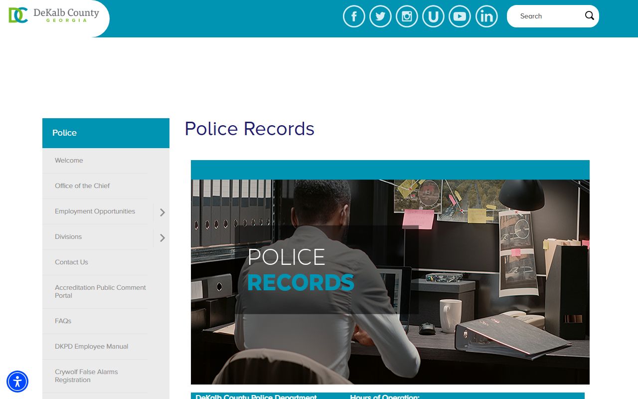 Redan DeKalb County police records people search