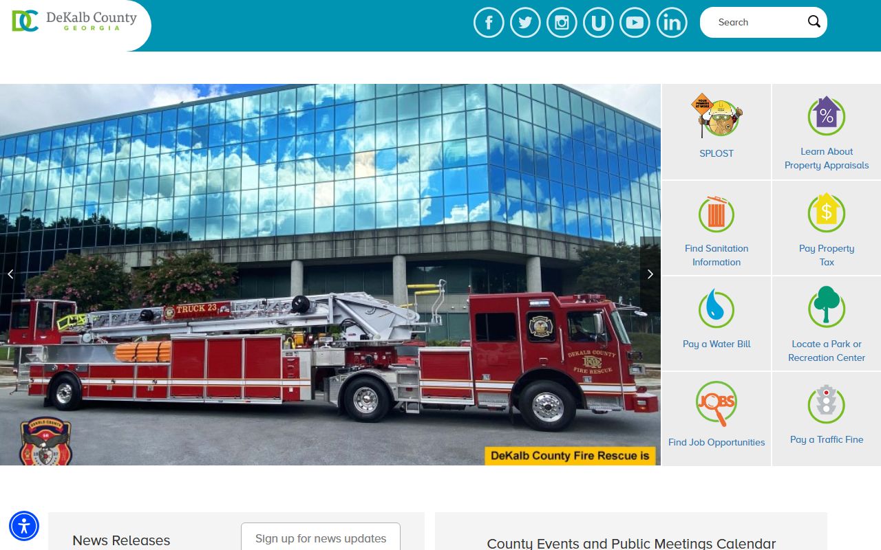 Redan DeKalb County official website people search