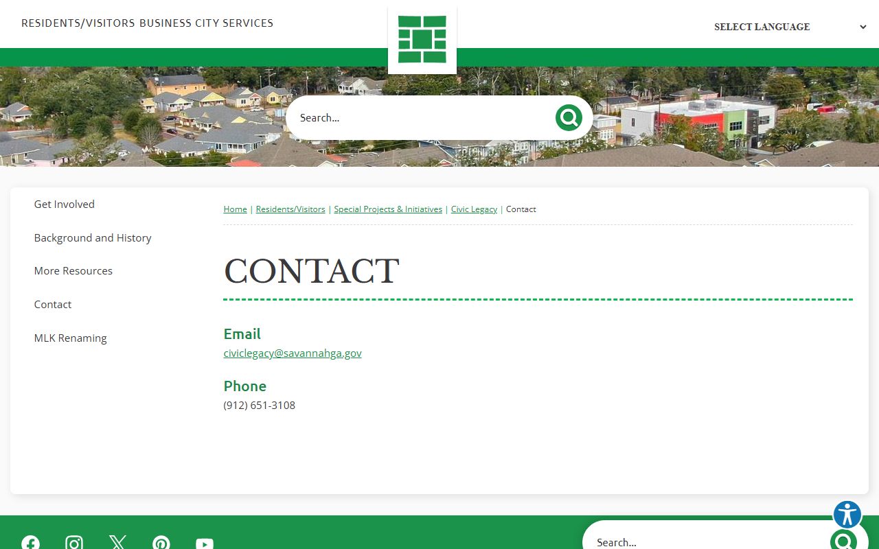 Savannah people search city contact directory