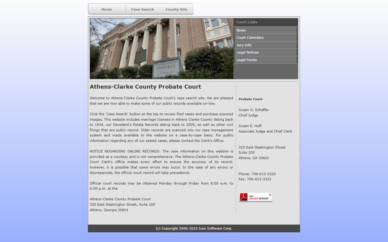 Athens-Clarke County probate records search people search
