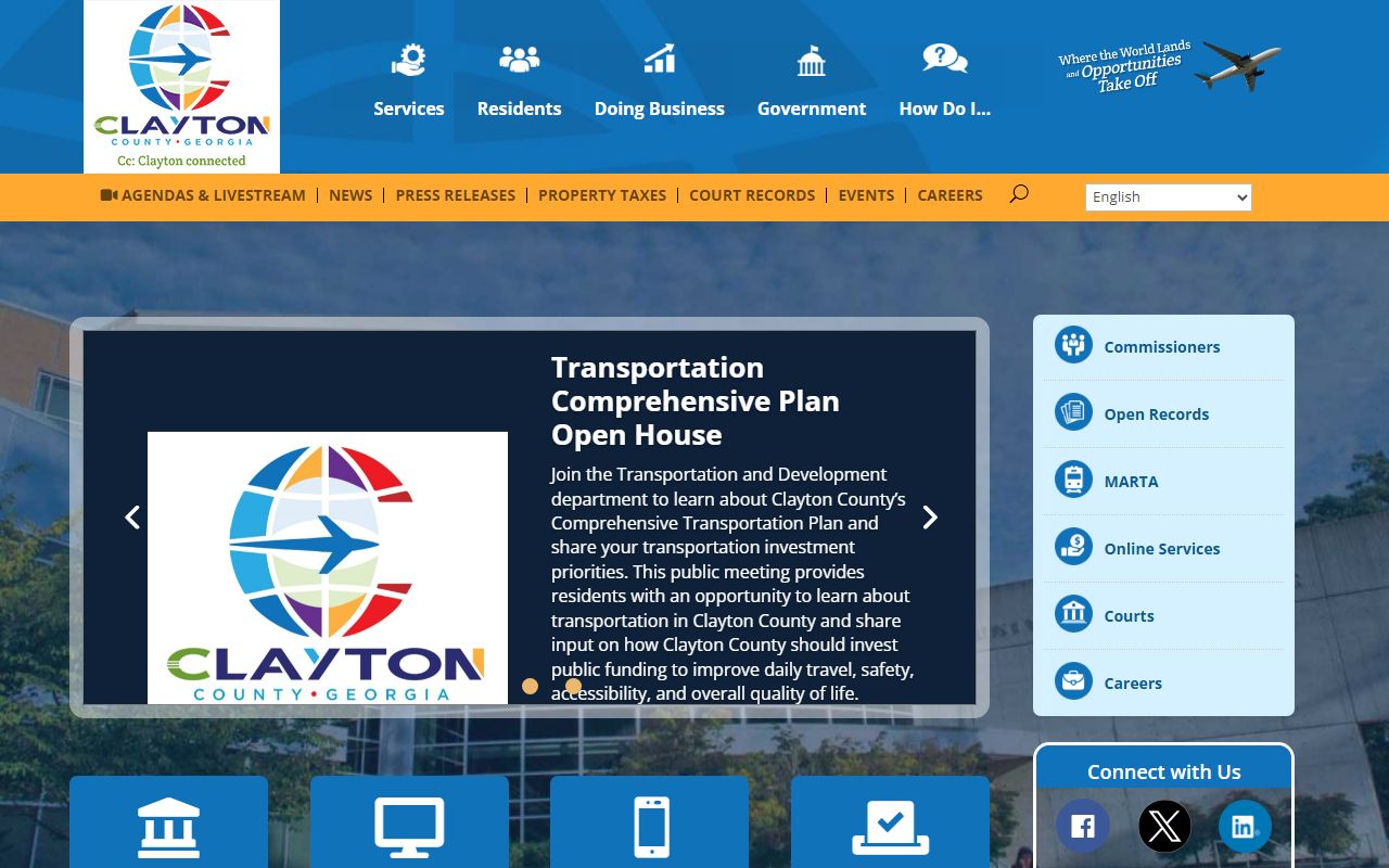 Clayton County official website people search resources