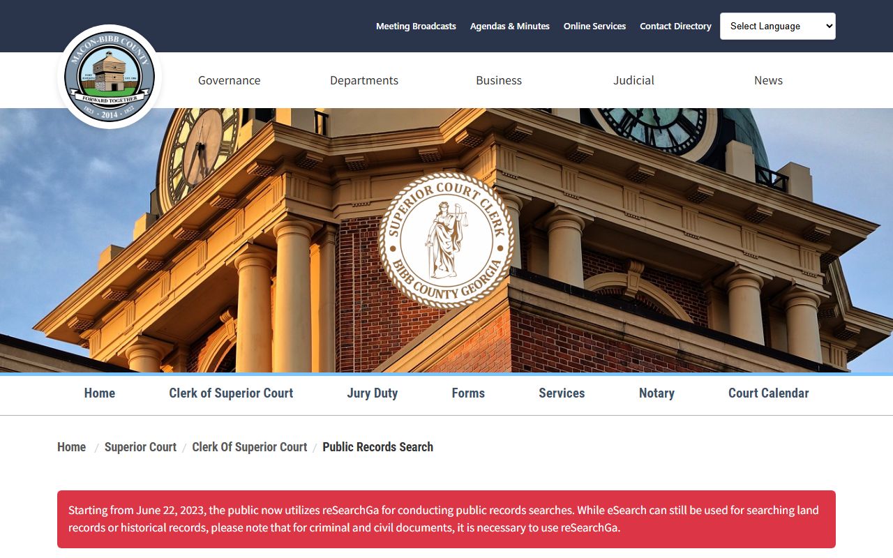 Macon-Bibb County superior court records people search